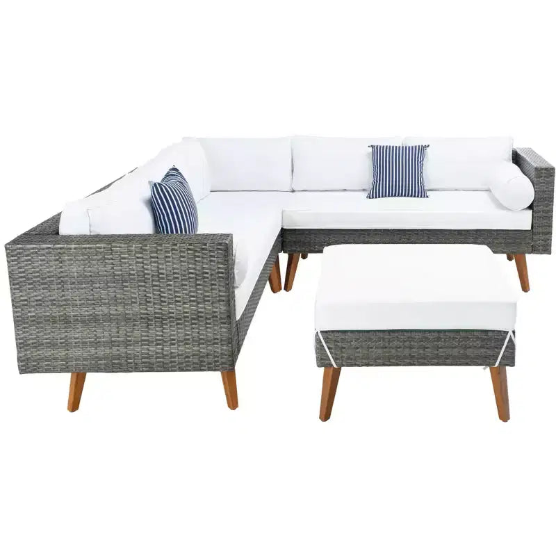 Ensemble de sièges modulaires Analon - Intérieur/Extérieur - PAT7716 - Safavieh