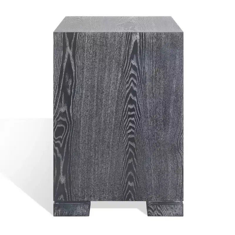 Lacquer Chest, Black Cerused Oak