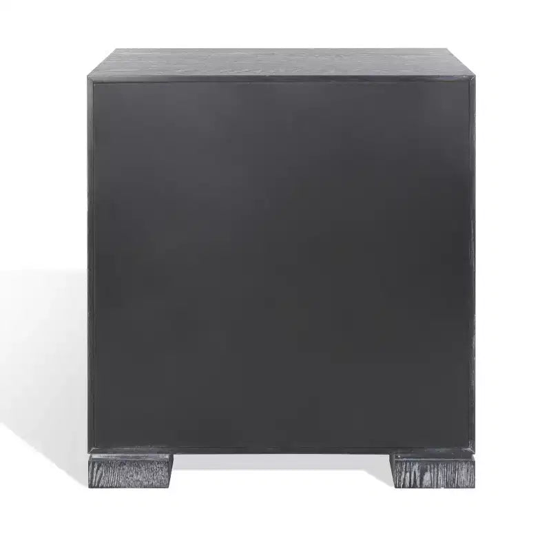 Lacquer Chest, Black Cerused Oak