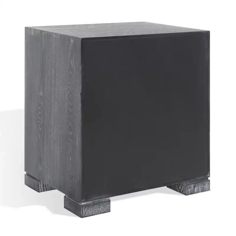 Lacquer Chest, Black Cerused Oak