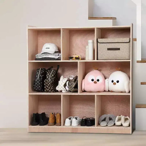 GustoWave 8 Cubbies Storage Toy Shelves for Home, School