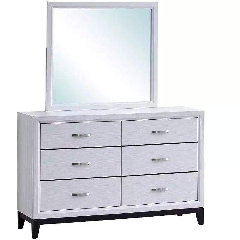 39 in. W x 35 in. H Rectangle Framed Dresser Mirror