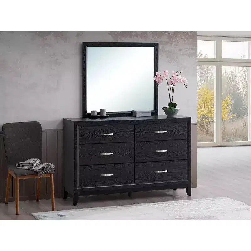 39 in. W x 35 in. H Rectangle Framed Dresser Mirror