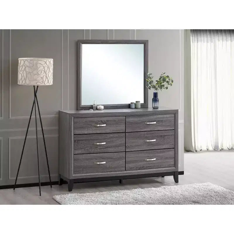 39 in. W x 35 in. H Rectangle Framed Dresser Mirror
