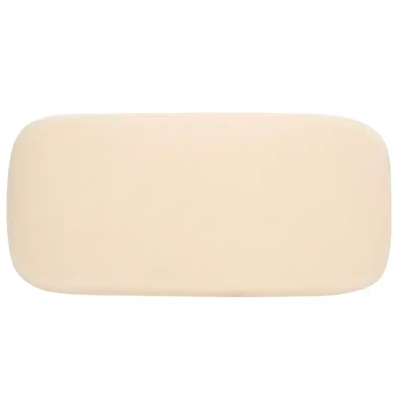 Rectangular Ottoman with Wood Legs
