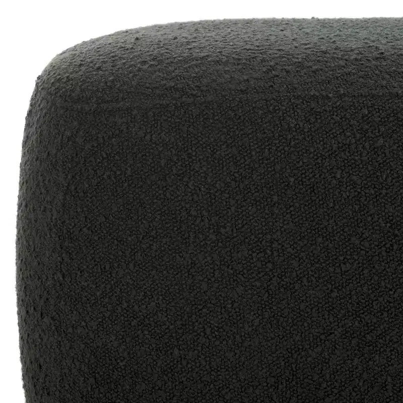Rectangular Ottoman with Wood Legs