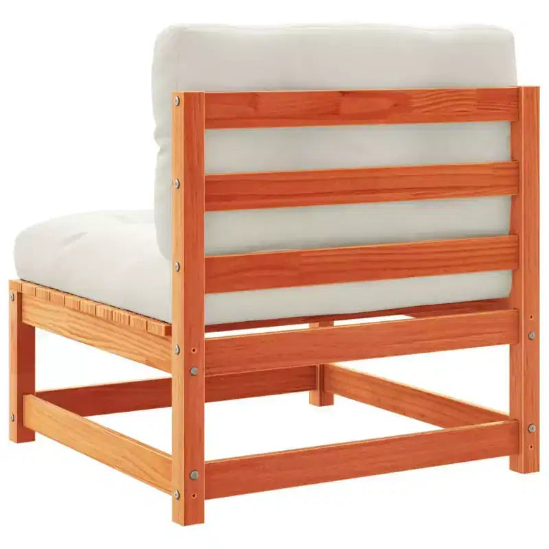 vidaXL Salon de jardin 9 pcs Bois de pin massif