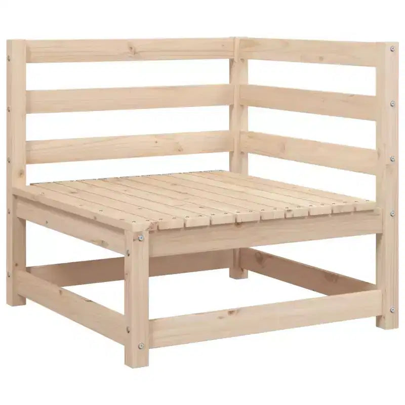 vidaXL Salon de jardin 9 pcs Bois de pin massif