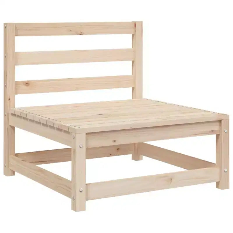 vidaXL Salon de jardin 9 pcs Bois de pin massif