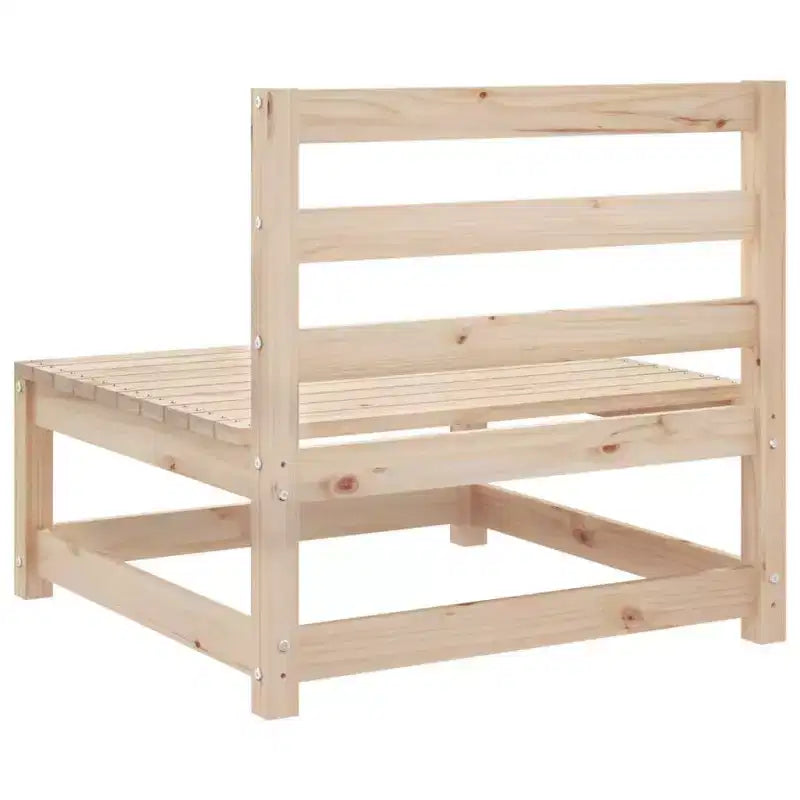vidaXL Salon de jardin 9 pcs Bois de pin massif