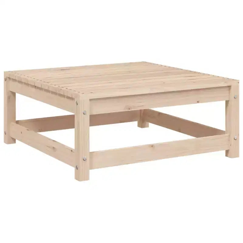vidaXL Ensemble de canapés de jardin Bois de pin massif Naturel Grand Modulable