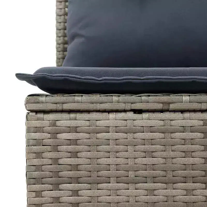 vidaXL Salon de jardin 8 pcs Marron résine tressée