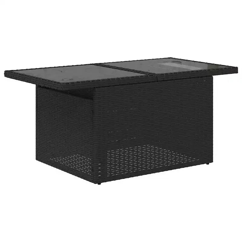 vidaXL Salon de jardin avec coussins et table d'extérieur 8 pièces en résine tressée