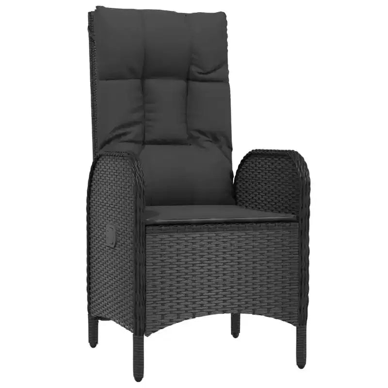 vidaXL Ensemble de Repas de Jardin en Rotin PE Rectangulaire