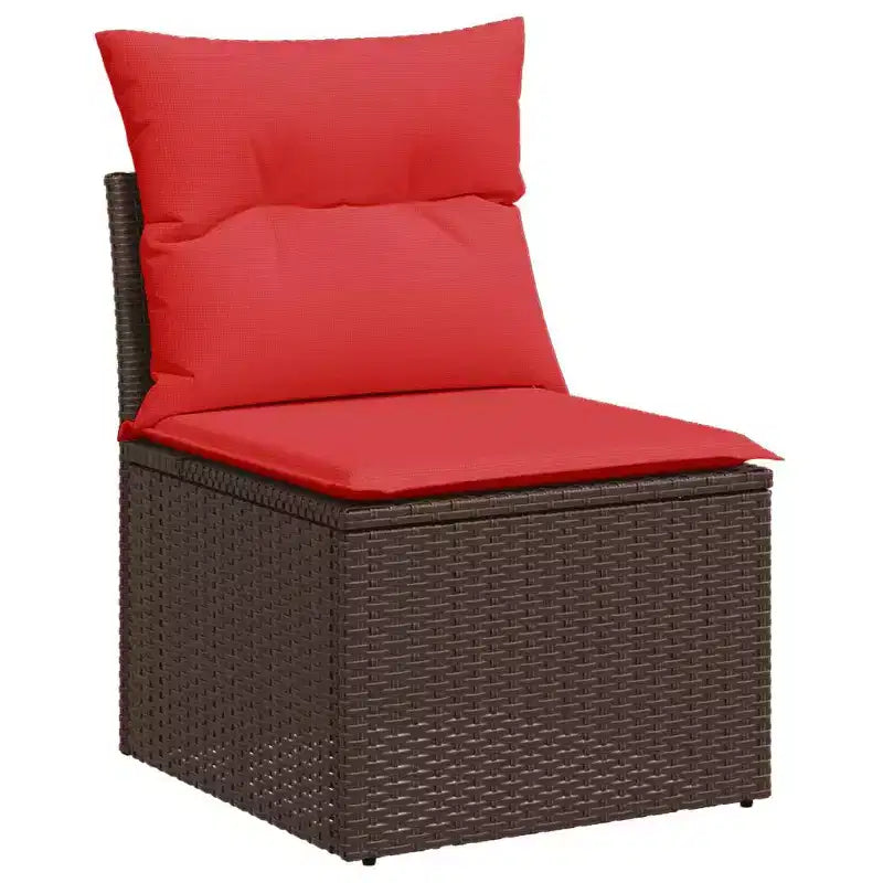 vidaXL Ensemble de canapés de jardin et rotin PE Grande modularité