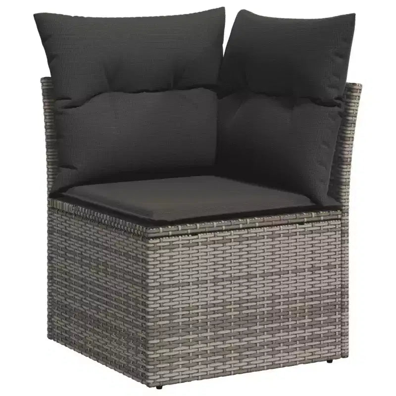 Ensemble de canapés de jardin modulaires vidaXL avec coussins