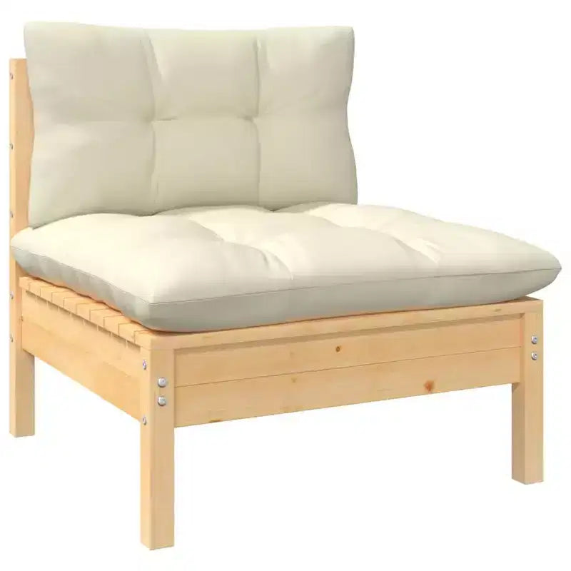 vidaXL Ensemble de jardin en pin naturel