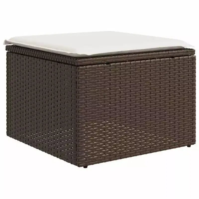 vidaXL Ensemble de canapé de jardin modulable avec coussins en diverses couleurs