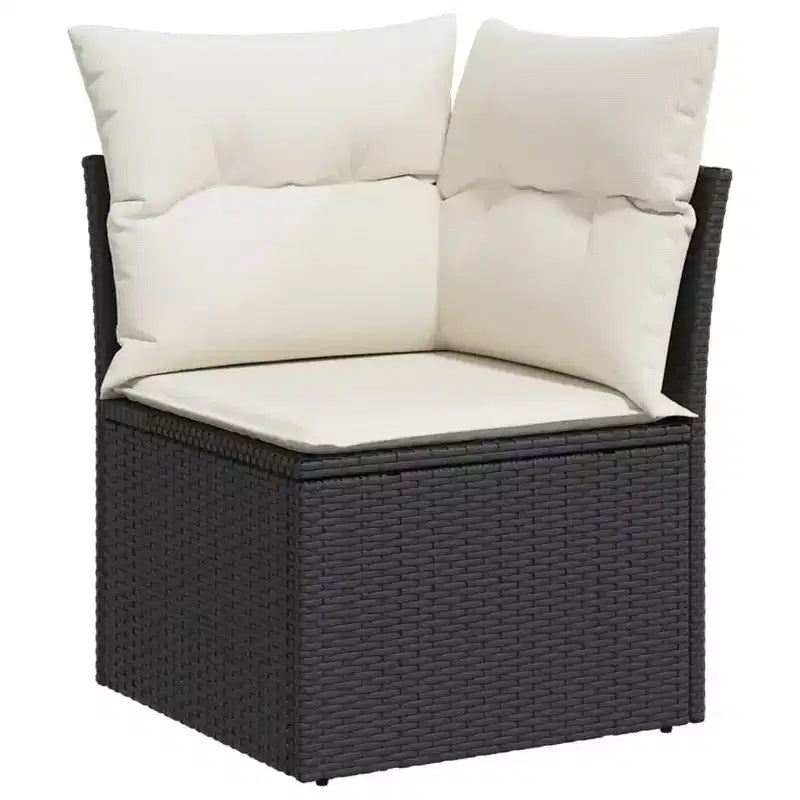 vidaXL Salon de jardin modulaire moderne avec coussins