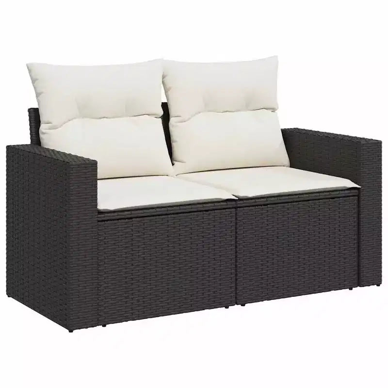 vidaXL Salon de jardin modulaire moderne avec coussins
