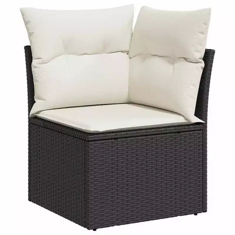 vidaXL Salon de jardin modulaire moderne avec coussins