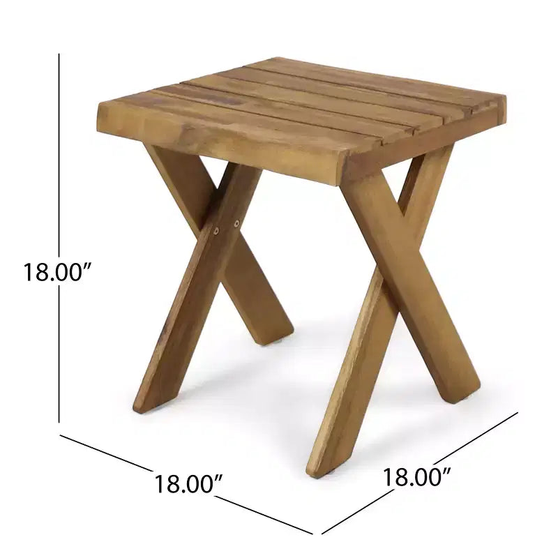Christopher Knight Home Ming Moderne Ensemble de 3 Pièces Bain de Soleil en Acacia et Table à Lattes avec Accoudoirs en Rotin